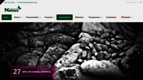 What Naturapanama.org website looked like in 2019 (4 years ago)