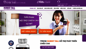 What Nubesttall.com website looked like in 2019 (6 years ago)