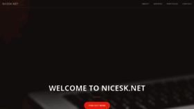 What Nicesk.net website looked like in 2019 (4 years ago)