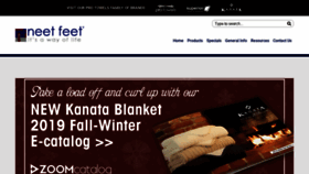 What Neetfeet.com website looked like in 2019 (4 years ago)