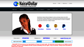 What Naira4dollar.com website looked like in 2019 (4 years ago)