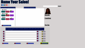 What Nameyoursalon.com website looked like in 2019 (4 years ago)