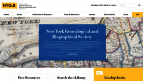 What Newyorkfamilyhistory.org website looked like in 2019 (4 years ago)