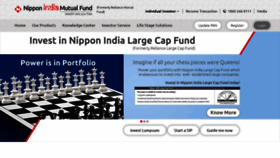 What Nipponindiamf.com website looked like in 2019 (4 years ago)