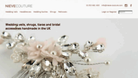 What Nieve-couture.com website looked like in 2019 (4 years ago)