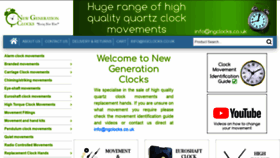 What Ngclocks.co.uk website looked like in 2019 (4 years ago)