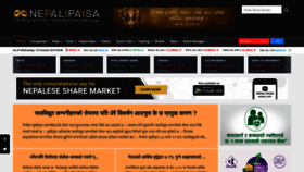 What Nepalipaisa.com website looked like in 2019 (4 years ago)