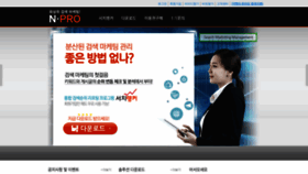 What Npro.kr website looked like in 2019 (4 years ago)