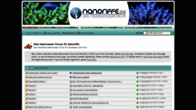 What Nanoriffe.de website looked like in 2019 (4 years ago)