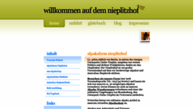 What Nieplitzhof.de website looked like in 2019 (4 years ago)