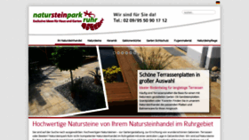 What Natursteinpark-ruhr.de website looked like in 2019 (4 years ago)