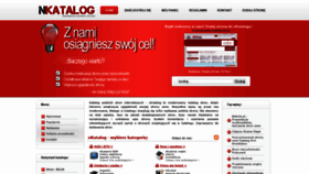 What Nkatalog.pl website looked like in 2019 (4 years ago)