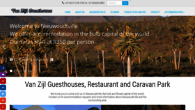 What Nieuwoudtville.co.za website looked like in 2019 (6 years ago)