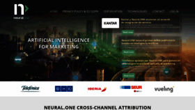 What Neural.one website looked like in 2019 (4 years ago)