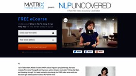 What Nlpuncovered.com website looked like in 2019 (4 years ago)