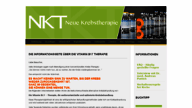 What Neue-krebstherapie.com website looked like in 2019 (4 years ago)