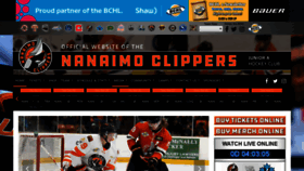 What Nanaimoclippers.com website looked like in 2019 (4 years ago)