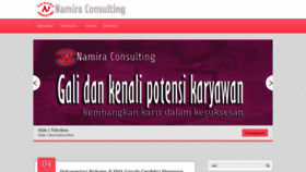 What Namiraconsulting.com website looked like in 2019 (4 years ago)