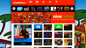 What Nickelodeon.de website looked like in 2019 (4 years ago)