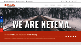 What Netema.com website looked like in 2019 (4 years ago)