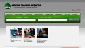 What Nigeriatrainingnetwork.com website looked like in 2019 (4 years ago)