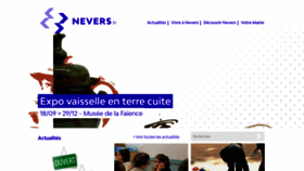 What Nevers.fr website looked like in 2019 (4 years ago)