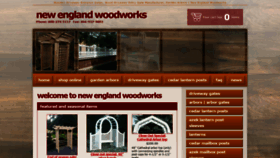 What Newenglandwoodworks.com website looked like in 2019 (4 years ago)
