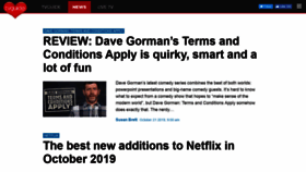 What News.tvguide.co.uk website looked like in 2019 (4 years ago)