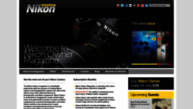 What Nikonownermagazine.com website looked like in 2019 (4 years ago)