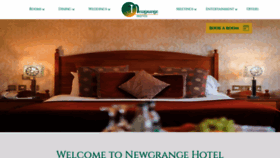What Newgrangehotel.ie website looked like in 2019 (4 years ago)