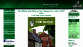 What Northwalshamguide.co.uk website looked like in 2019 (4 years ago)