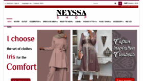 What Neyssa-shop.com website looked like in 2019 (4 years ago)