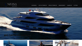 What Niyanayachts.com website looked like in 2019 (4 years ago)