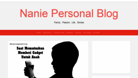 What Nanie.me website looked like in 2019 (4 years ago)