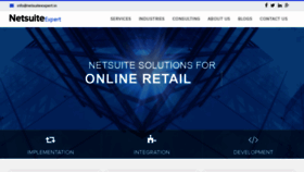 What Netsuiteexpert.in website looked like in 2019 (4 years ago)