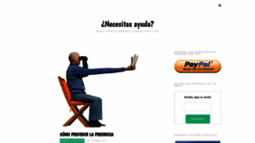 What Necesitoayuda.eu website looked like in 2019 (5 years ago)