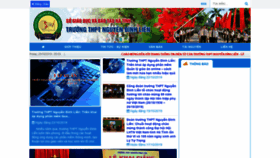 What Nguyendinhlien.edu.vn website looked like in 2019 (4 years ago)
