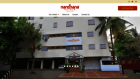 What Nandhanahotels.com website looked like in 2019 (4 years ago)