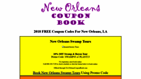 What Neworleanscouponbook.com website looked like in 2019 (4 years ago)
