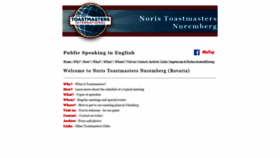 What Noris-toastmasters.de website looked like in 2019 (4 years ago)