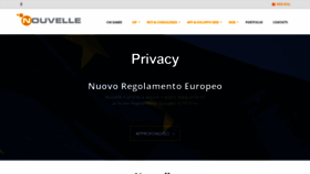 What Nouvelle.it website looked like in 2019 (4 years ago)