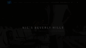 What Nicsbeverlyhills.com website looked like in 2019 (4 years ago)
