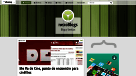 What Nexoblogs.com website looked like in 2019 (4 years ago)