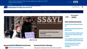 What Ncss.org website looked like in 2019 (4 years ago)