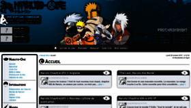 What Naruto-one.com website looked like in 2019 (4 years ago)