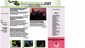 What Notienlace.net website looked like in 2019 (4 years ago)