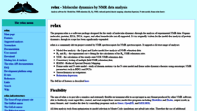 What Nmr-relax.com website looked like in 2019 (4 years ago)