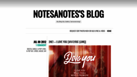What Notesanotes.wordpress.com website looked like in 2019 (4 years ago)