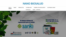 What Nanobiosalud.com website looked like in 2019 (4 years ago)
