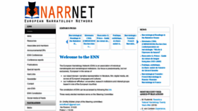 What Narratology.net website looked like in 2019 (4 years ago)